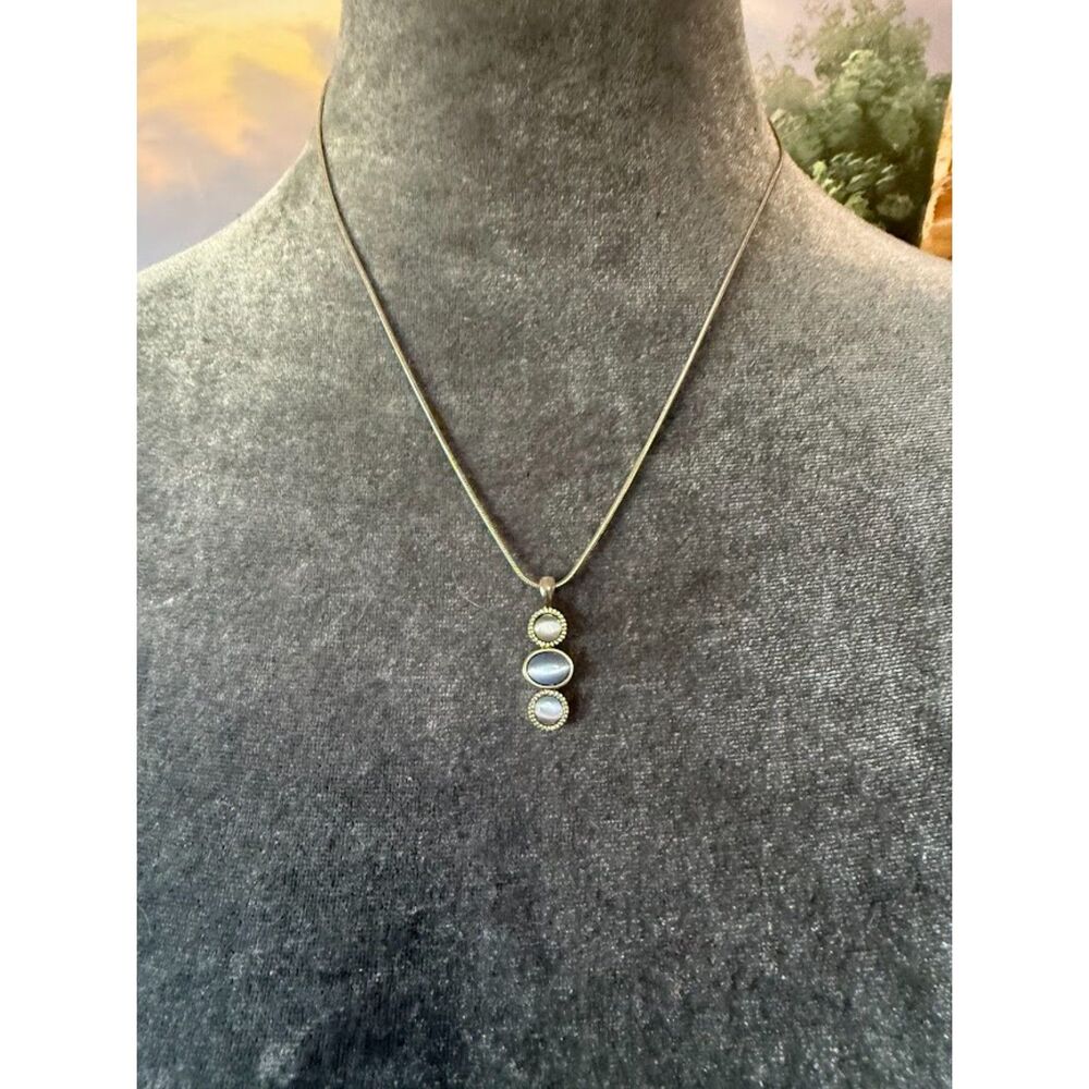 Lia Sophia Silver and blue blue tones